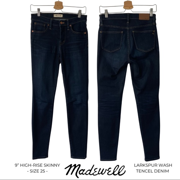 MADEWELL Tencel Denim Edition 9” High-Rise Skinny Jeans | 25 - Picture 2 of 15
